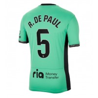 Atletico Madrid Rodrigo De Paul #5 Tretí futbalový dres 2023-24 Krátky Rukáv